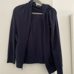 Men’s Club Monaco navy cashmere hoodie - XS